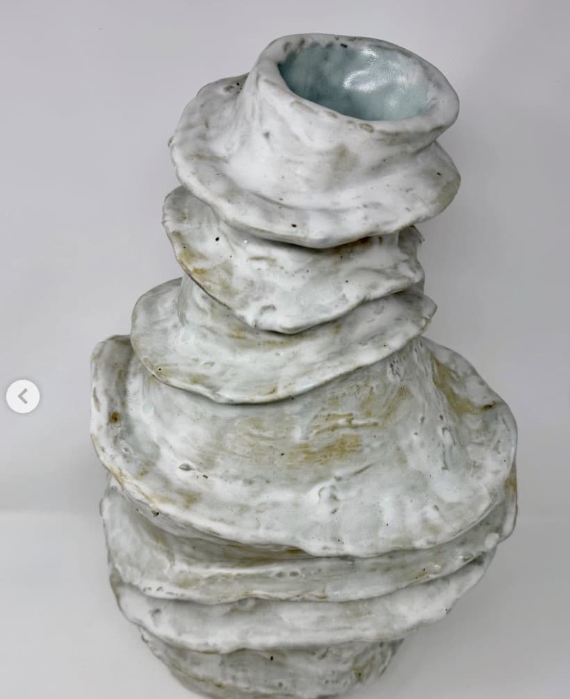 Hand built vessel measuring 18 x 11 x 9 — view 3